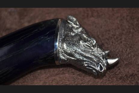 Нож всадной "Носорог" (Туристического назначения) для охоты и рыбалки из сталей bohler к340, н690, х12мф, 95х18, д2 и др.