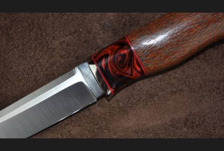 Нож всадной "Кондор" (Туристического назначения) для охоты и рыбалки из сталей bohler к340, н690, х12мф, 95х18, д2 и др.