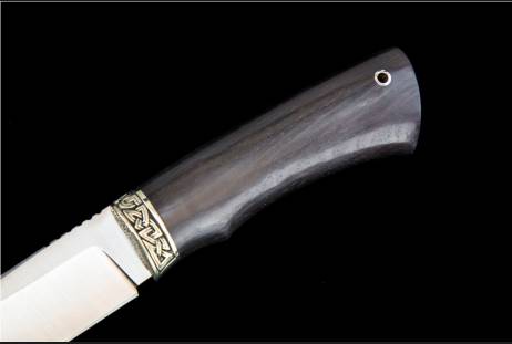 Нож всадной  СМ41 (Туристического назначения) для охоты и рыбалки из сталей bohler к340, н690, х12мф, 95х18, д2 и др.