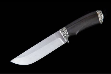 Нож всадной "Барракуда" охотничий из сталей bohler к340, н690, х12мф, 95х18, д2 и др.
