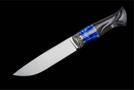 Нож всадной  СМ26 (Туристического назначения) для охоты и рыбалки из сталей bohler к340, н690, х12мф, 95х18, д2 и др.
