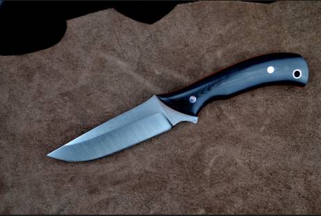 Нож цельнометаллический  "Охотник" (Туристического назначения) для охоты и рыбалки из сталей bohler к340, н690, х12мф, 95х18, д2 и др.