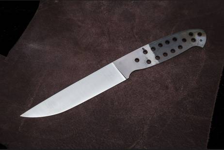 Клинок цельнометаллический для сборки ножа "Боярин" из сталей bohler к340, н690, х12мф, 95х18, д2 и др.