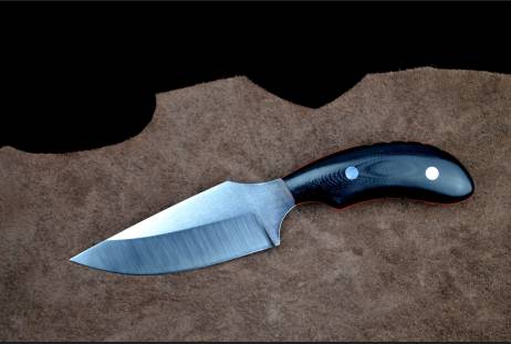 Нож цельнометаллический  "Малыш гор" (Туристического назначения) для охоты и рыбалки из сталей bohler к340, н690, х12мф, 95х18, д2 и др.