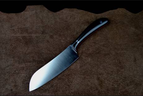 Кухонный нож Киви 150 из сталей bohler н690,элмакс, 95х18, 440с