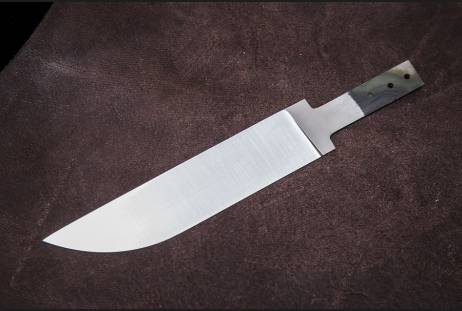 Клинок всадной для сборки ножа "КВ-12" из сталей bohler к340, н690, х12мф, 95х18, д2 и др.