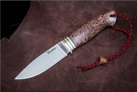 Нож цельнометаллический  "Филин" (Туристического назначения) для охоты и рыбалки из сталей bohler к340, н690, х12мф, 95х18, д2 и др.