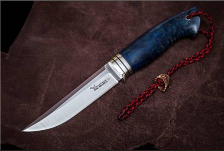 Нож цельнометаллический  "Скопа" (Туристического назначения) для охоты и рыбалки из сталей bohler к340, н690, х12мф, 95х18, д2 и др.