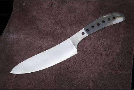 Клинок для кухонного ножа "Киви 135мм" из сталей bohler к340, н690, х12мф, 95х18, д2 и др.