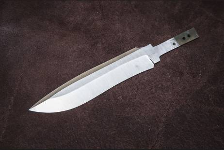 Клинок всадной для сборки ножа "КВ-11" из сталей bohler к340, н690, х12мф, 95х18, д2 и др.