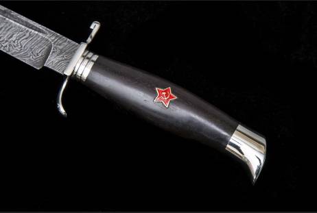 Нож всадной "ФИНКА НКВД со звездой (Туристического назначения) для охоты и рыбалки из сталей bohler к340, н690, х12мф, 95х18, д2 и др.