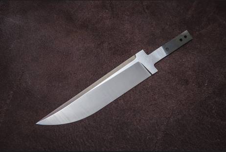 Клинок всадной для сборки ножа "Волк" из сталей bohler к340, н690, х12мф, 95х18, д2 и др.