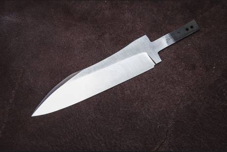 Клинок всадной для сборки ножа "22 коготь" из сталей bohler к340, н690, х12мф, 95х18, д2 и др.