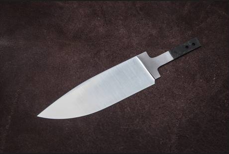 Клинок всадной для сборки ножа "Лунь" из сталей bohler к340, н690, х12мф, 95х18, д2 и др.