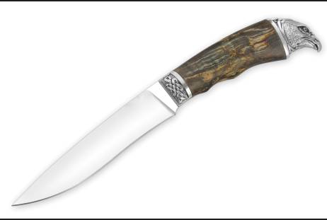 Нож всадной  СМ44 (Туристического назначения) для охоты и рыбалки из сталей bohler к340, н690, х12мф, 95х18, д2 и др.