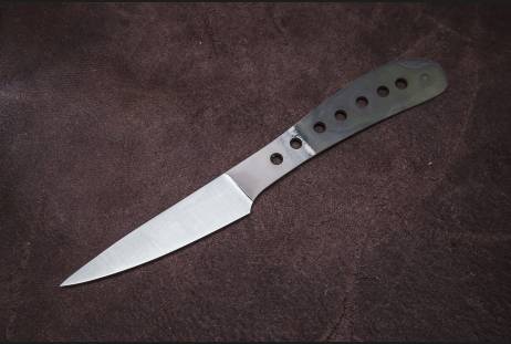 Клинок для кухонного ножа "Киви 90мм" из сталей bohler к340, н690, х12мф, 95х18, д2 и др.